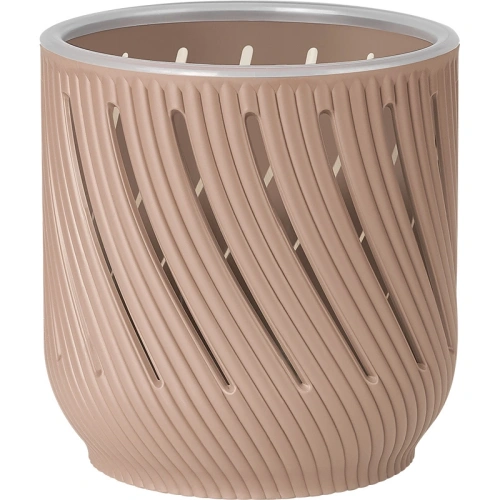 Кашпо для цветов пластиковое 2л d-14,5см "Fleurs" Фраппе