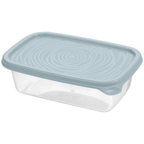 Контейнер прямоугольный "Романо" 0,45л серо-голубой С850СГОЛ