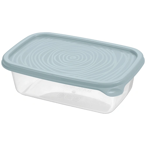 Контейнер прямоугольный "Романо" 0,45л серо-голубой С850СГОЛ