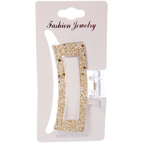 Заколка - краб для волос на блистере MASKOTTA, шесть цветов в ассортименте, 9см  _7