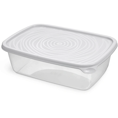 Контейнер прямоугольный "Романо" 0,45л светло-серый С850СЕР