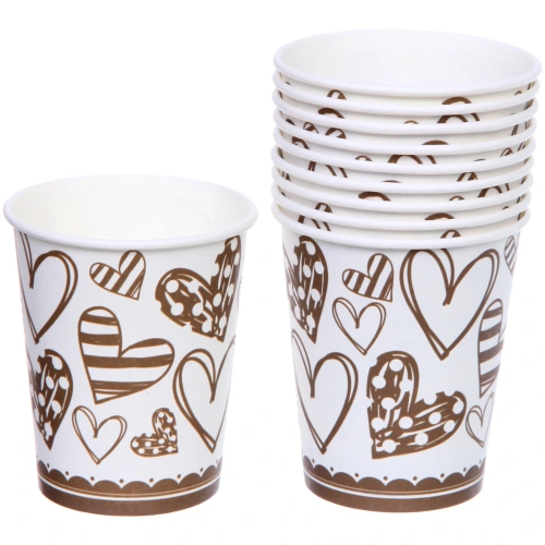 Стакан бумажный 0,2л в наборе 10 шт "Моё чудо"