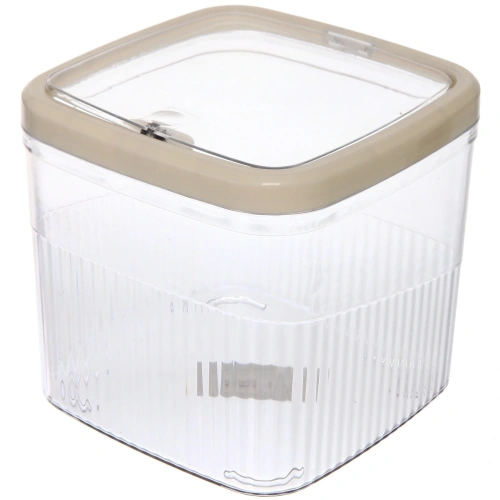 Контейнер для мусора"Стайл"3л прозрачный 162