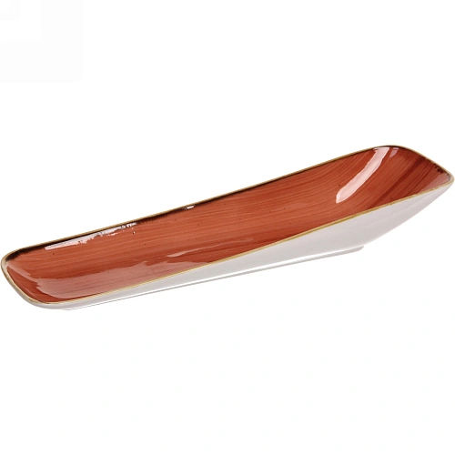 Тарелка керамическая "Corsica orange" сервировочная 36*9,5*5,5см