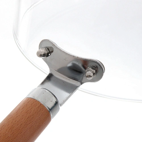 Кастрюля из боросиликатного стекла 2,5л Хай-Тек с деревянной ручкой_12