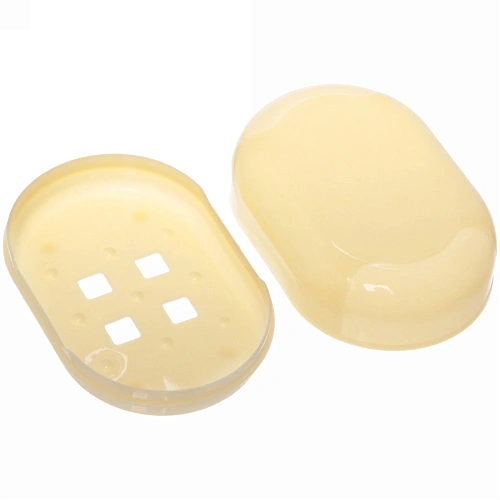 Набор банный дорожный 4шт Bon voyage - Avokado, (мочалка, футляр 2шт, расческа), микс 3 цвета, 20167 см_5