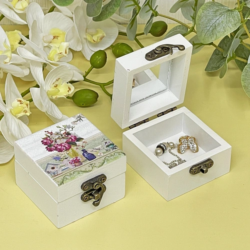 Шкатулка деревянная с зеркалом МАРЦИПАН, ароматная вербена, 656545см (в коробке)_10