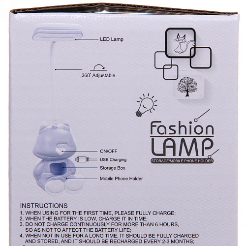 Светильник настольный Marmalade-Кот Томас LED 288,58см цвет зеленый USB_21