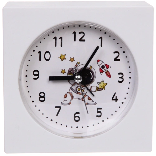 Будильник "Космонавт" 11*11*4см, микс цветов